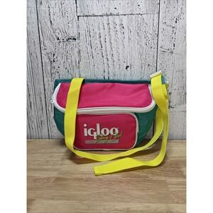 Igloo Stay Cool Retro Cooler Waist Bag Fanny Pack Pink & Blue New without Tags